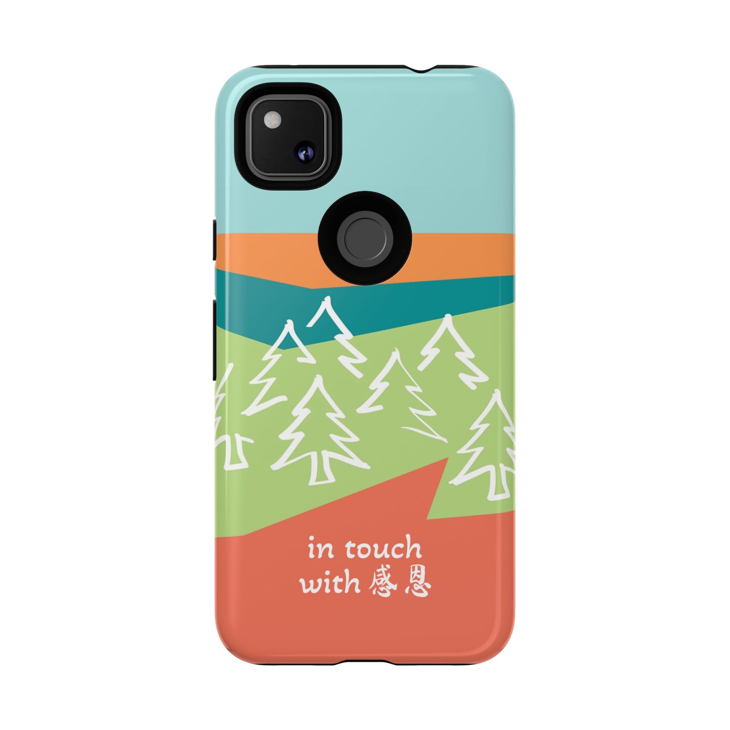 Google Pixel Phone Case - Hand Illustrated West Coast Forest 感恩 Tough Case