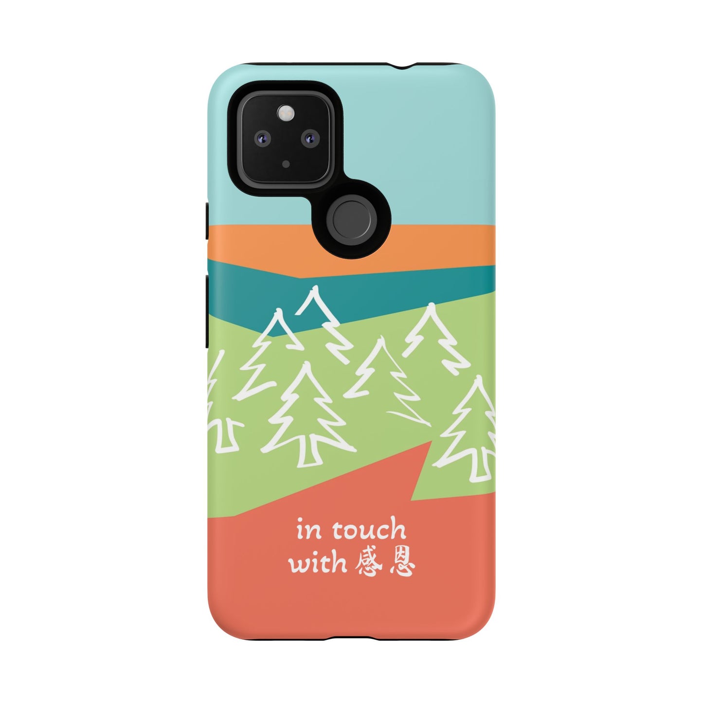 Google Pixel Phone Case - Hand Illustrated West Coast Forest 感恩 Tough Case