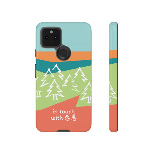 Google Pixel Phone Case - Hand Illustrated West Coast Forest 感恩 Tough Case