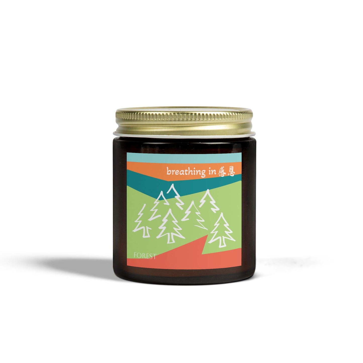 Scented Candles - Breathing In 感恩 Forest Motif Eco-Friendly Candle (4oz, 9oz)