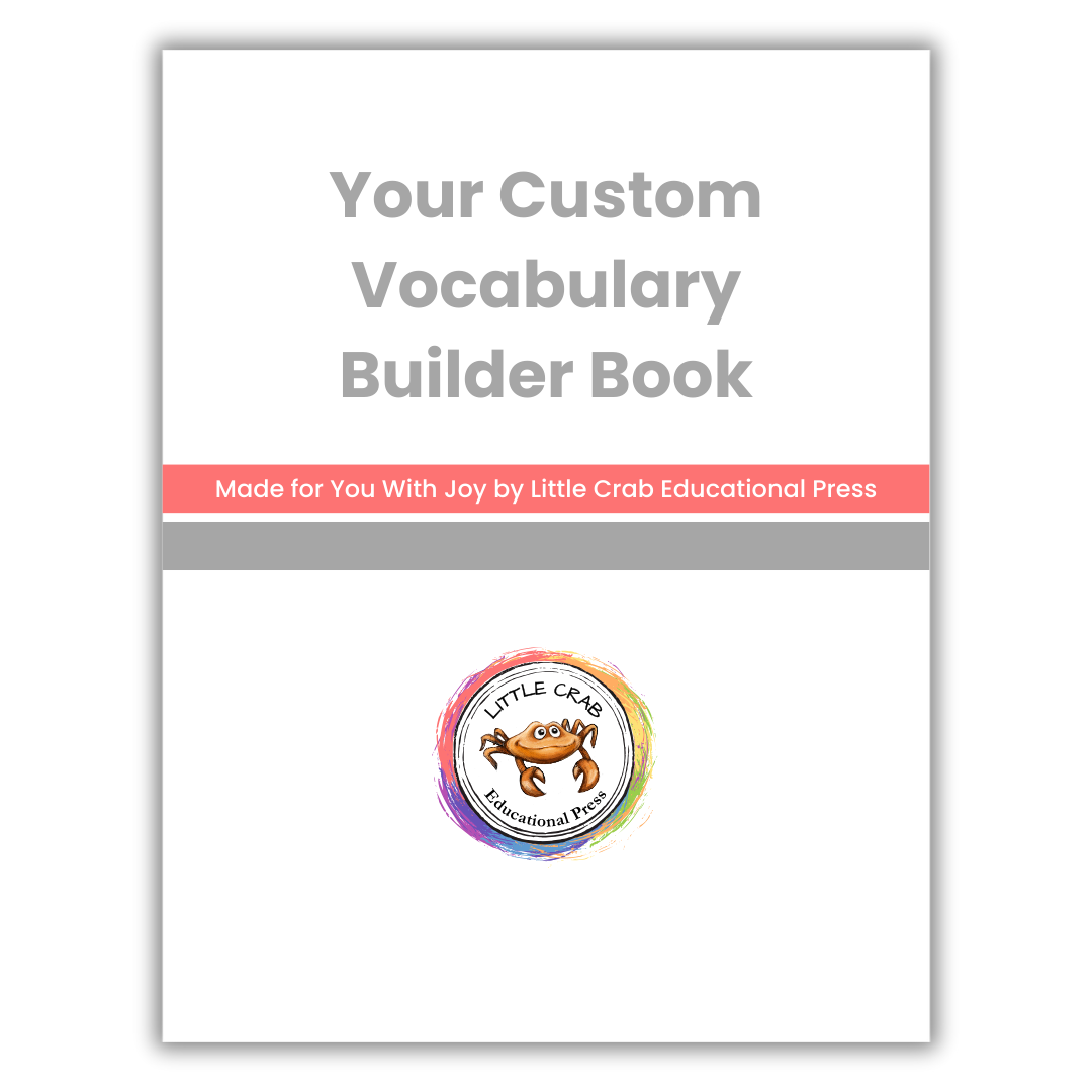 CUSTOM PRODUCT: Build Your Word Set Book